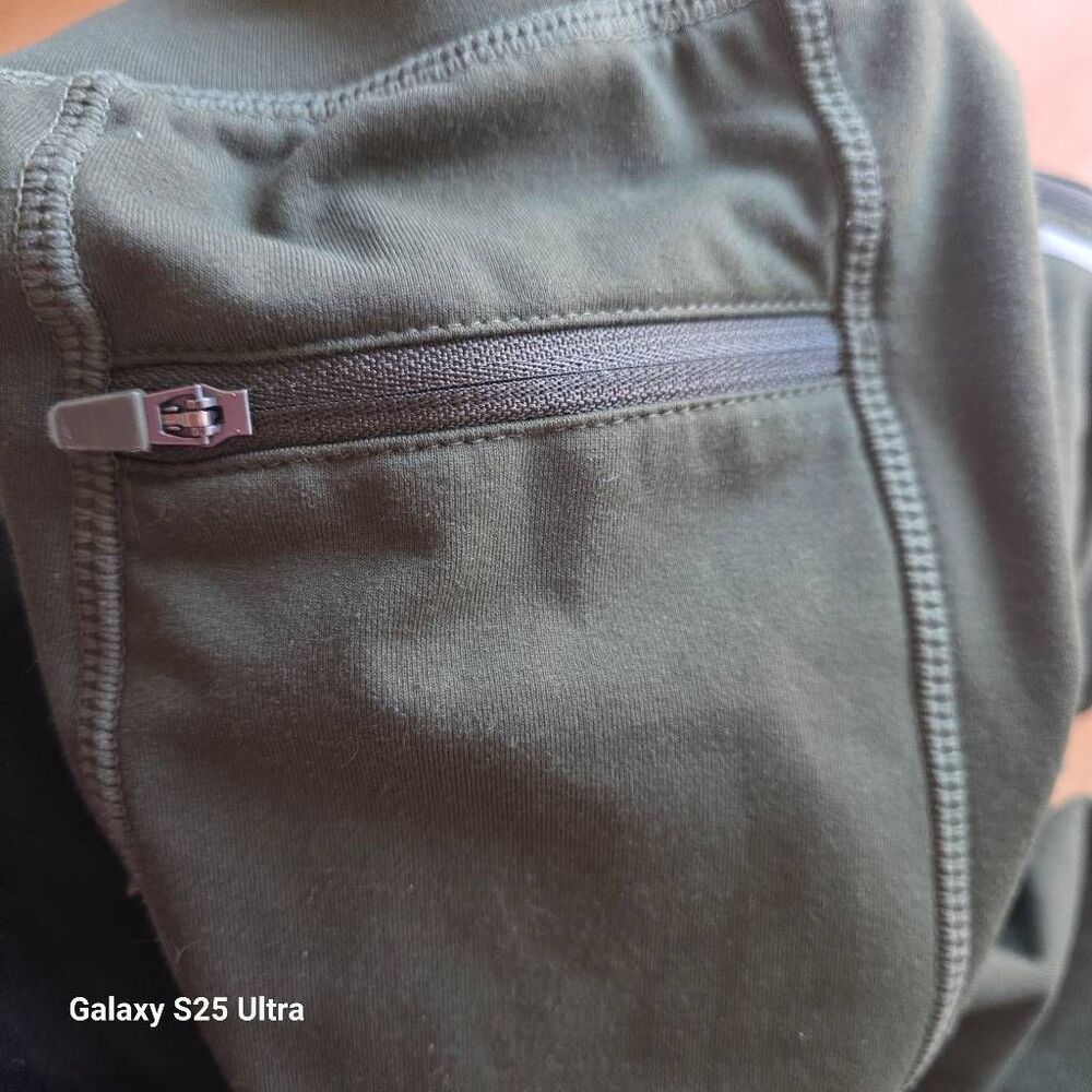 Pudolla mens Sz XL olive green workout leggings Drawstring - Picture 6 of 7